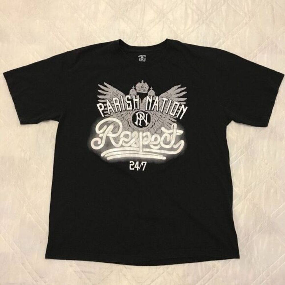 Parish‎ Nation Respect 24/7 black T shirt 2XL